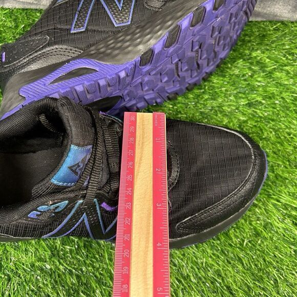 New Balance 410v7 Womens 9 Black Blue Shoes Sneaker Running Athletic‎ Trail Hike - Picture 12 of 13